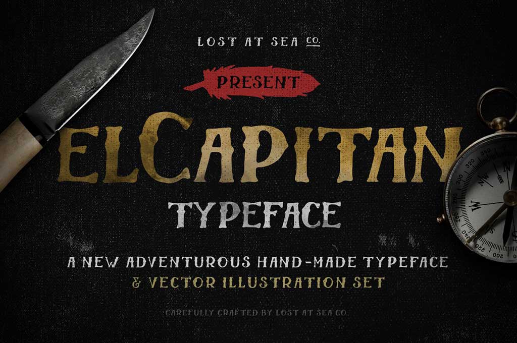 El Capitan Hand-Drawn Font