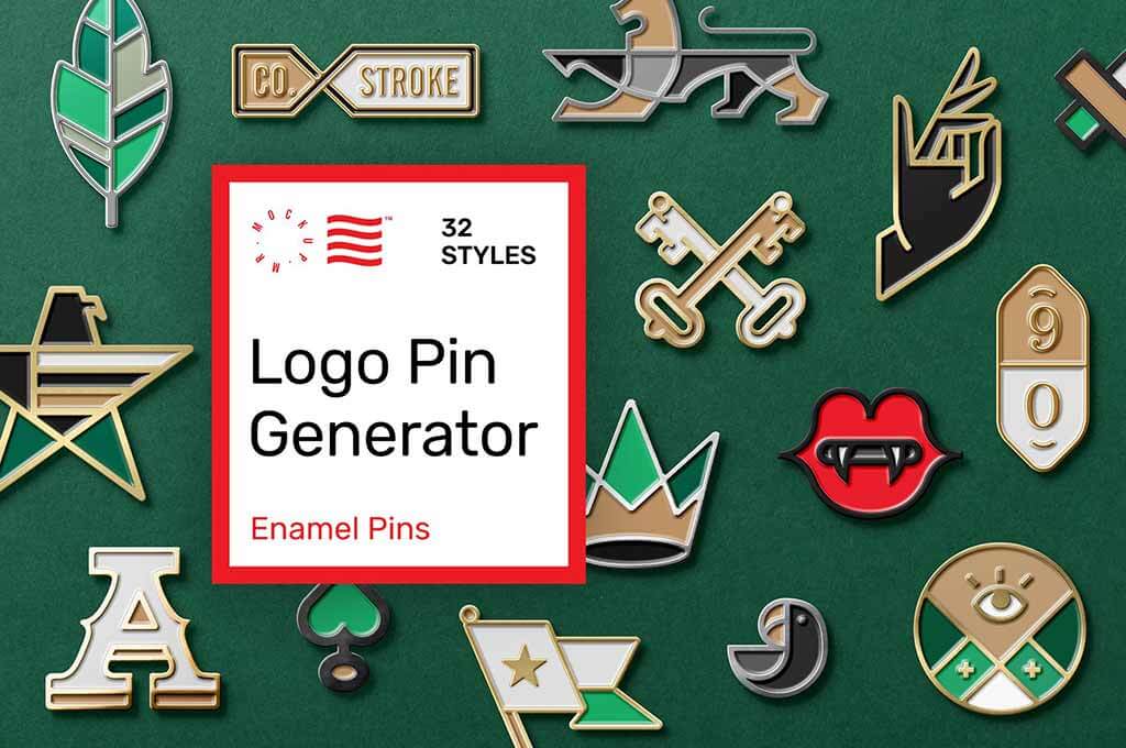 Enamel Pin Mockup Generator