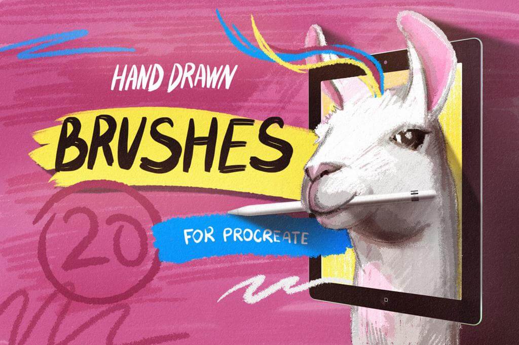 Essential Hand Drawn Brushes for Procreate