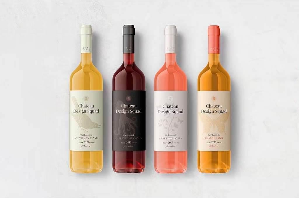 Essential Wine Bottle Mockup Set