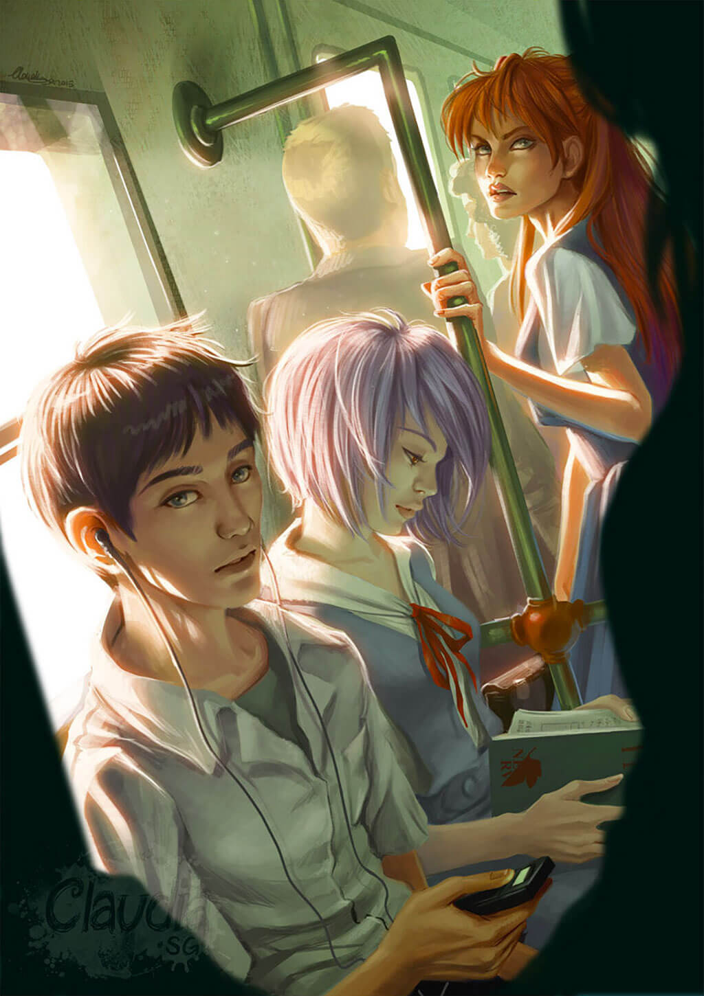 Evangelion Fan Art by Claudia SG Ianniciello