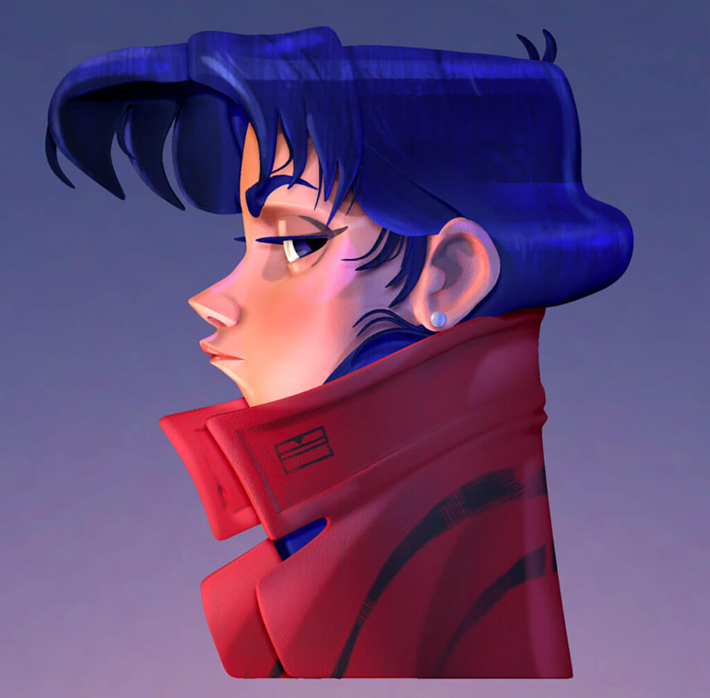 Evangelion Fan Art by Katia Morel