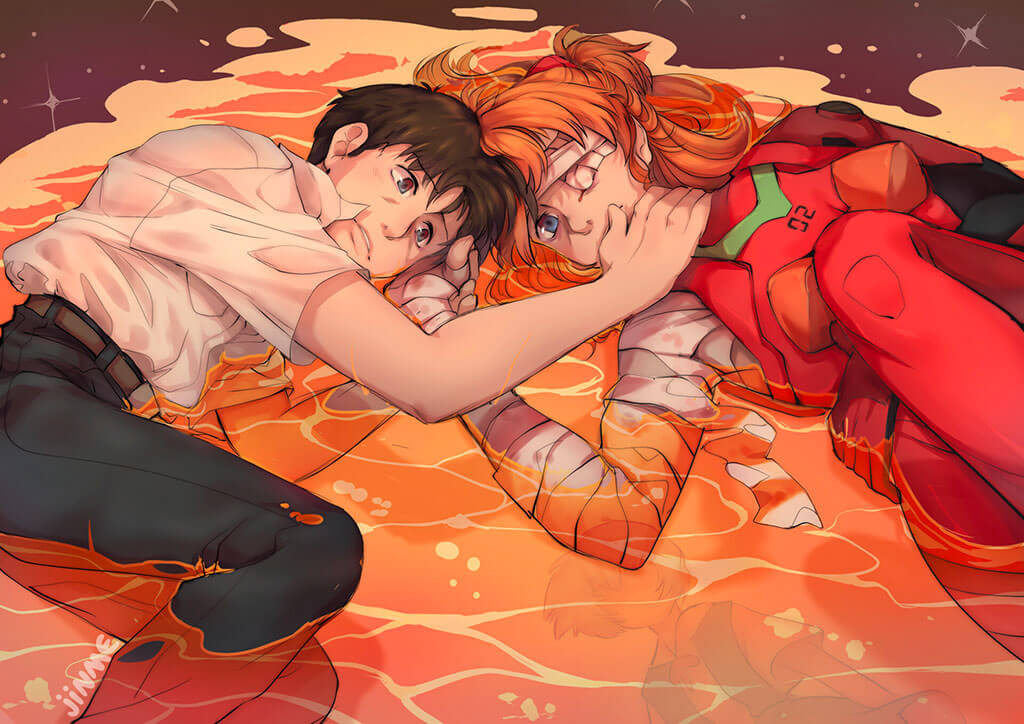 Evangelion Fan Art by Sarah Silva (Jinme)