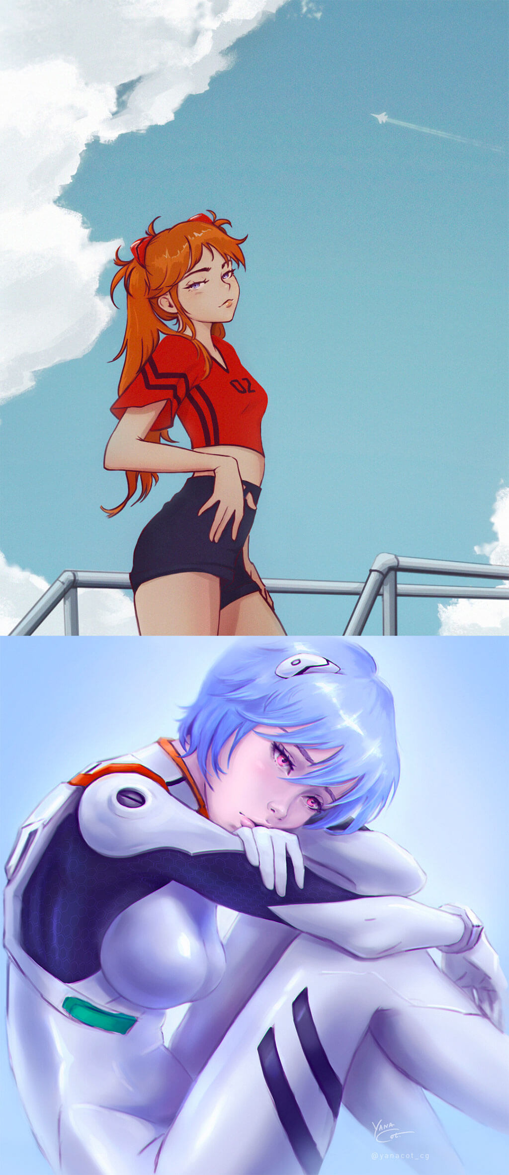 Evangelion Fan Art by Yana Cot