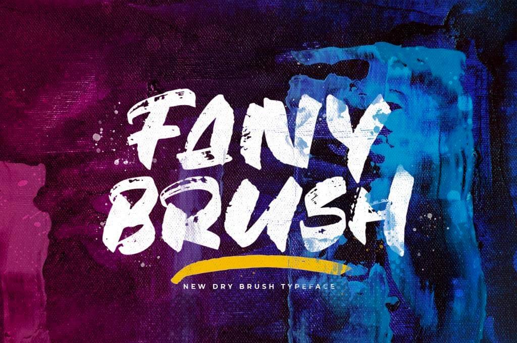 Fany Brush Font