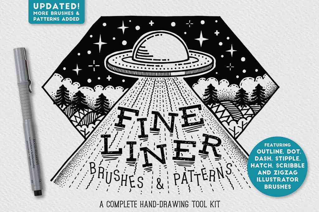 Fine Liner Brushes & Patterns