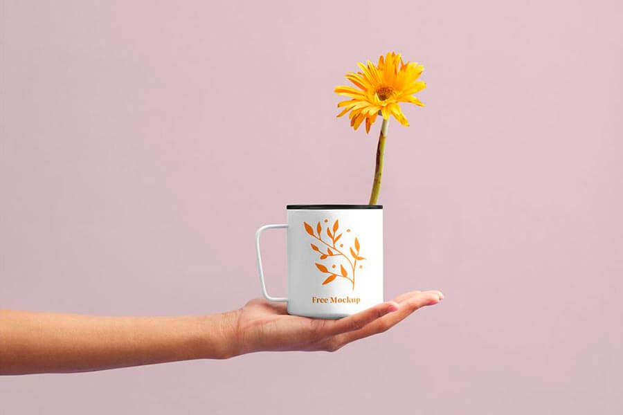 Flower Cup Mockup