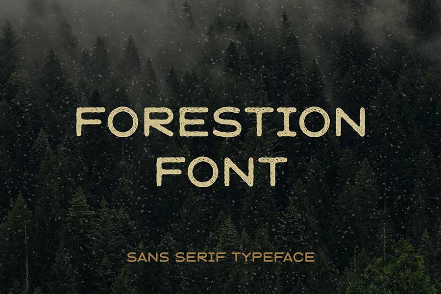 Forestion Display Font