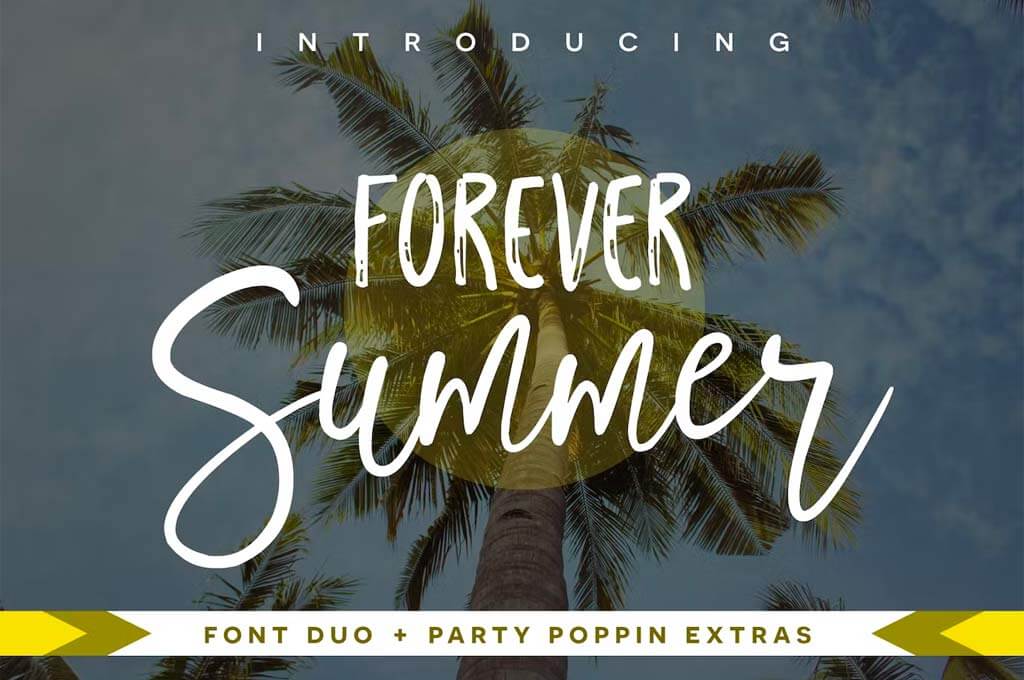 Forever Summer Font Duo