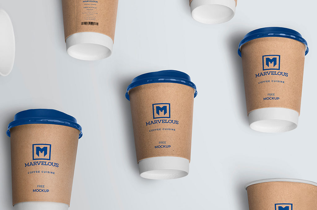 Free Awesome Coffee Cup Mockup