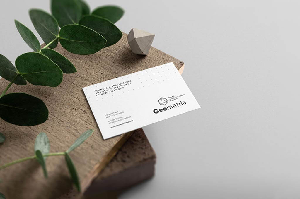 Free Business Card Mockup