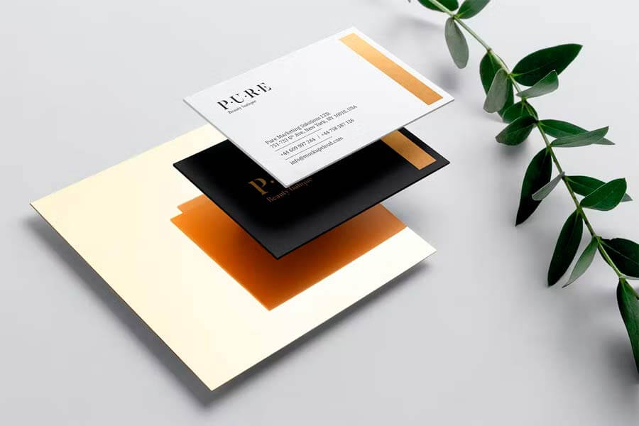 Free Business Card Mockup