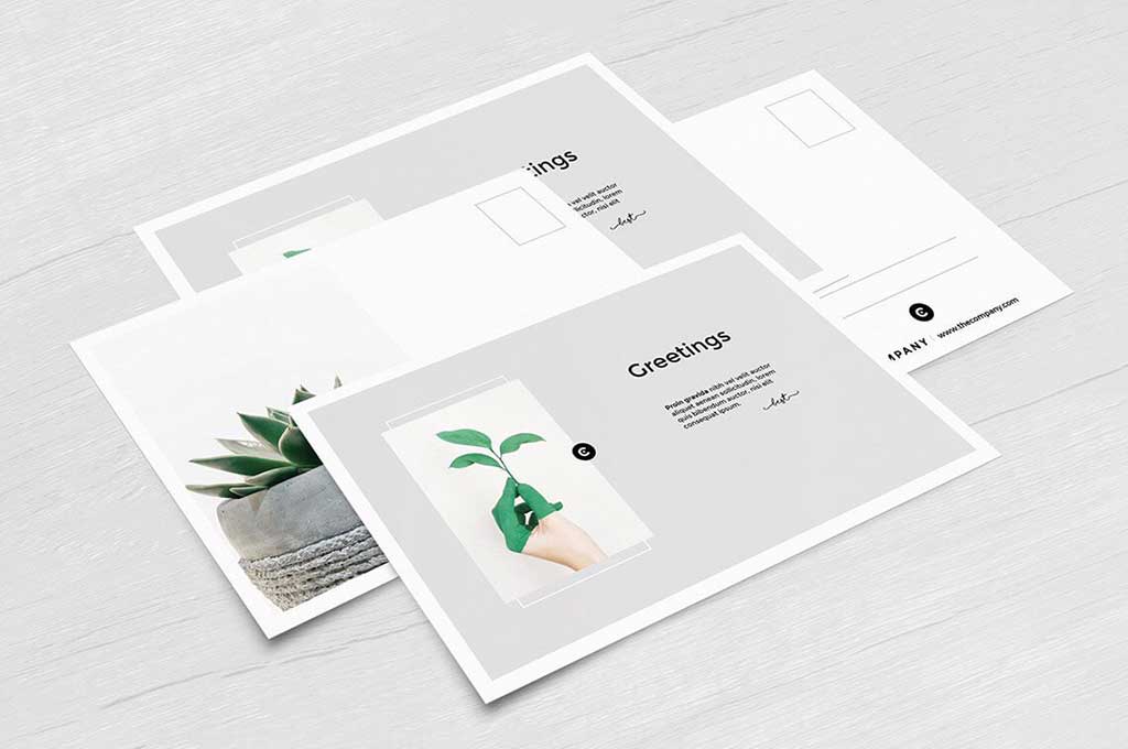 Free Postcard Mockups