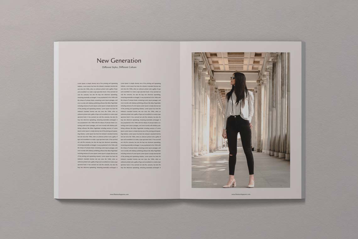 Free PSD Brand Magazine Mockup