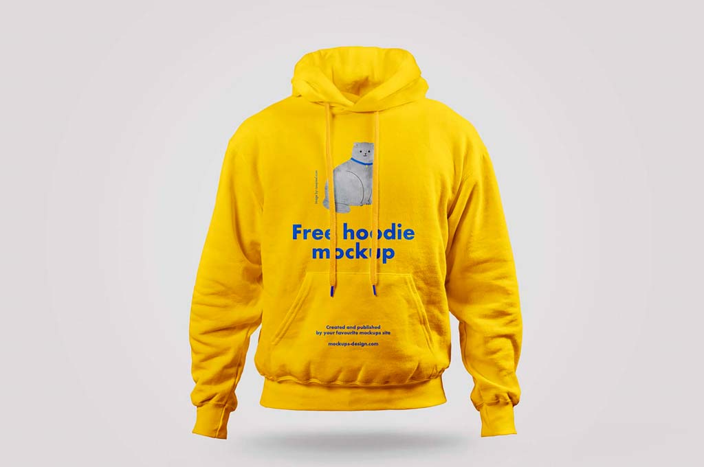 Free Simple Hoodie Mockup