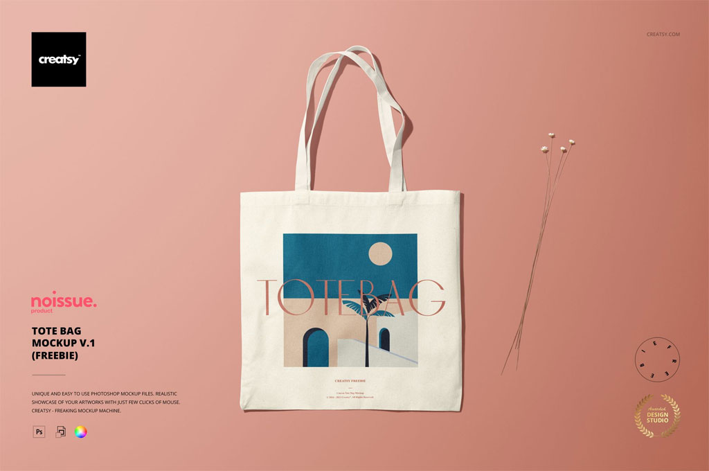 Free Tote Bag Mockup v.1