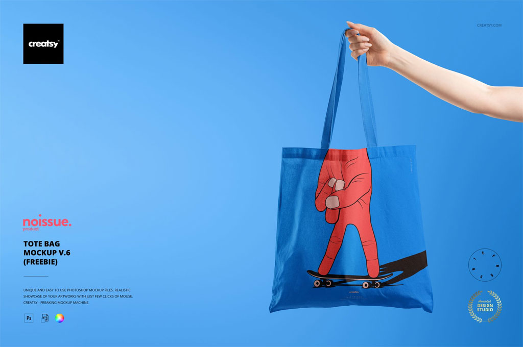 Free Tote Bag Mockup v.6