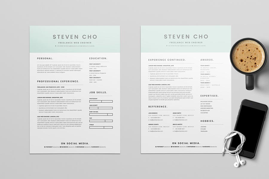 Freelancer Resume Template