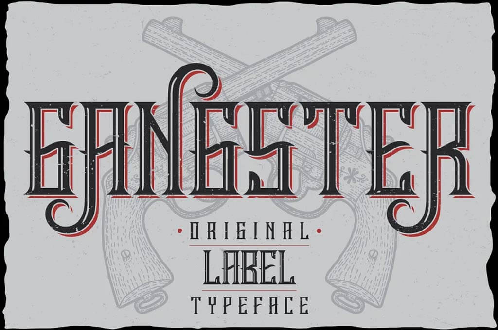 Gangster Label Typeface