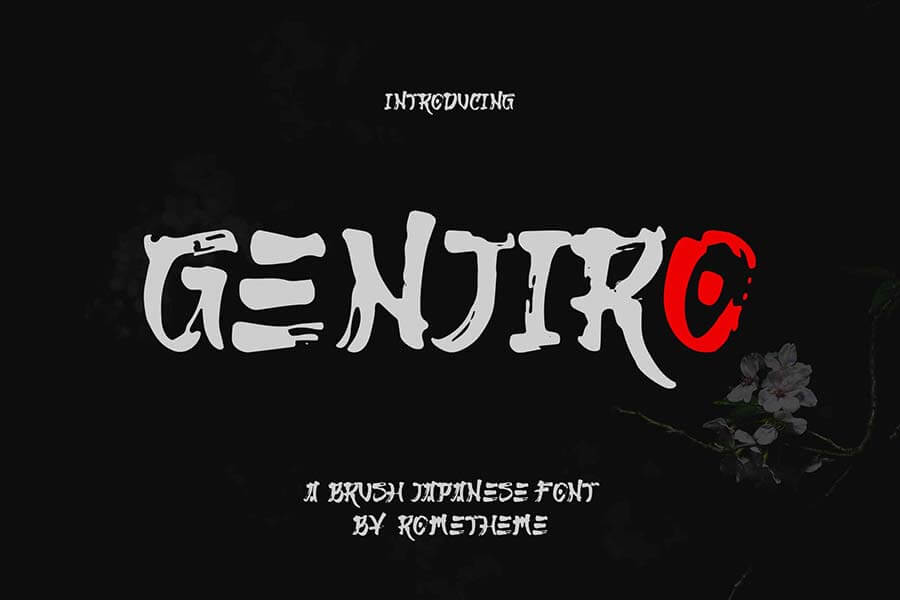 Genjiro - Japanese Font YR