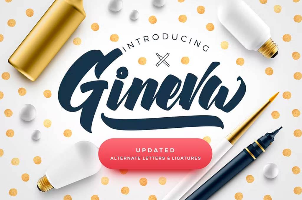 Gineva Script Font