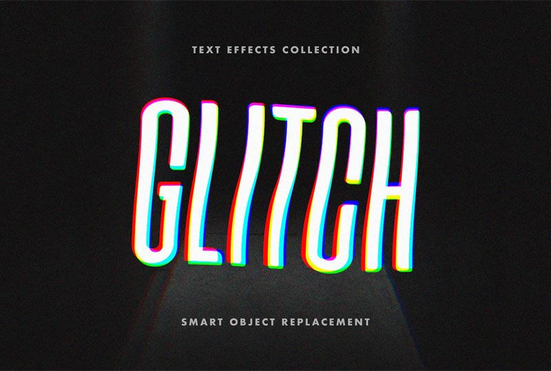 Glitch Text Effects Collection