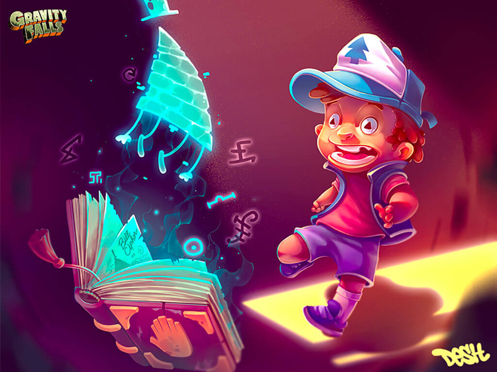 Gravity Falls fan art by Dimka Desh