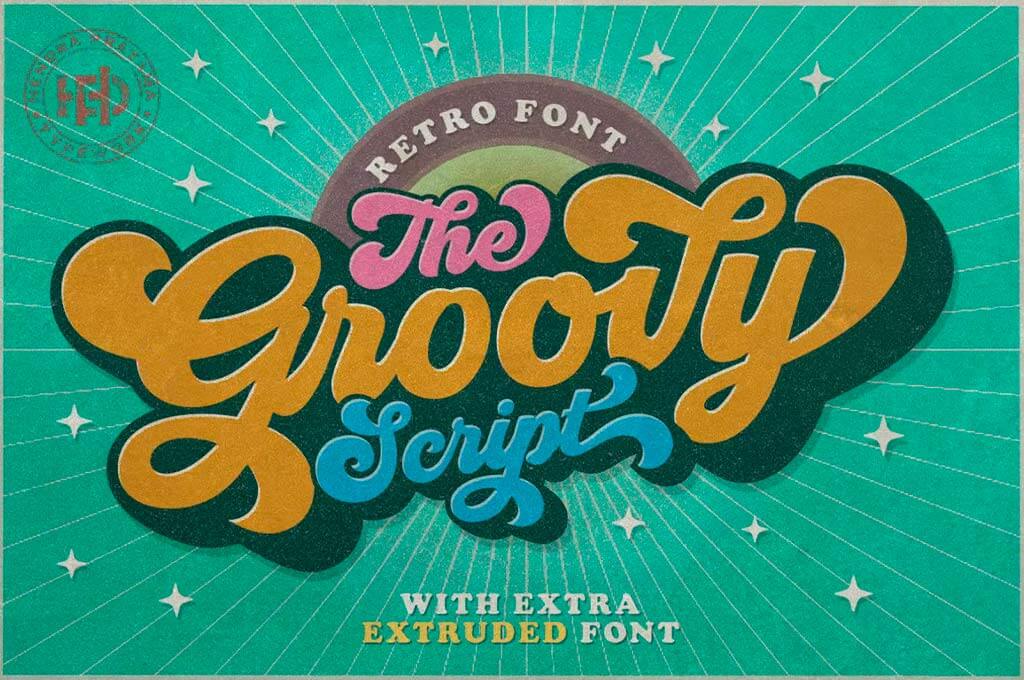 Groovy Retro Font