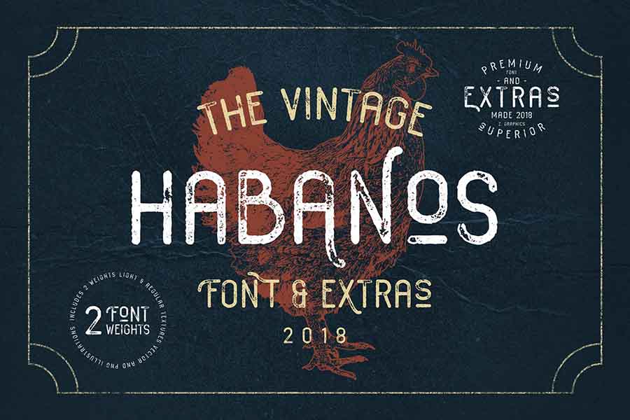 Habanos Retro Font