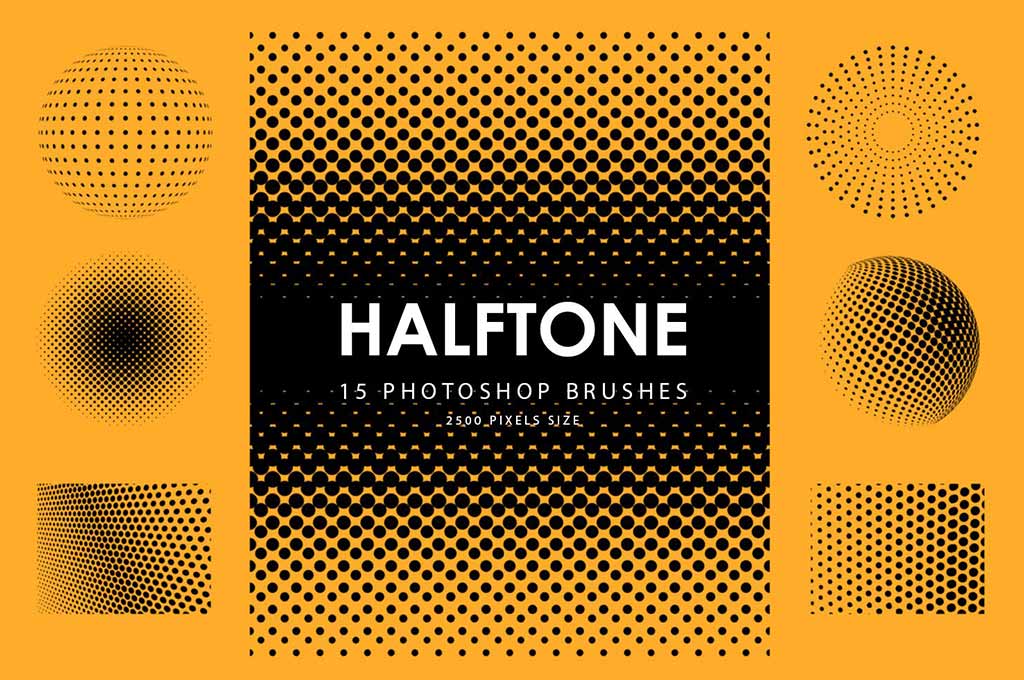 Halftone Photoshop Brushes