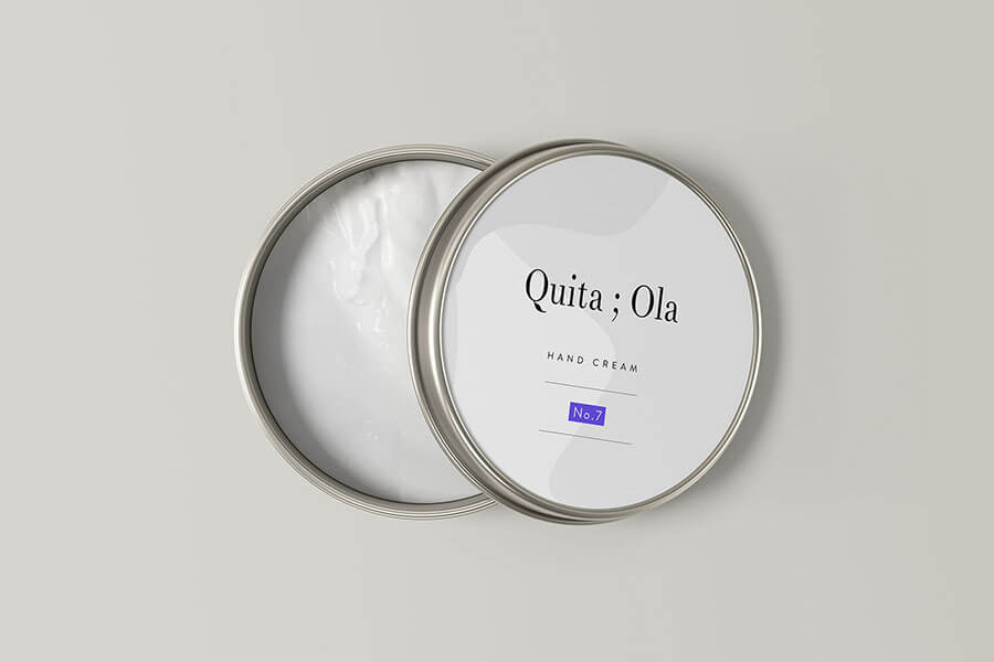 Hand Cream Jar Mockup