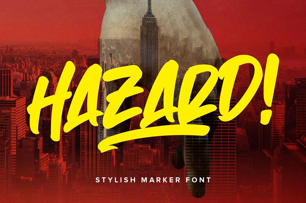 Hazard Marker Font