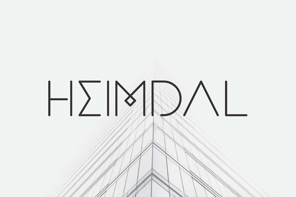 Heimdal Cyberpunk Font