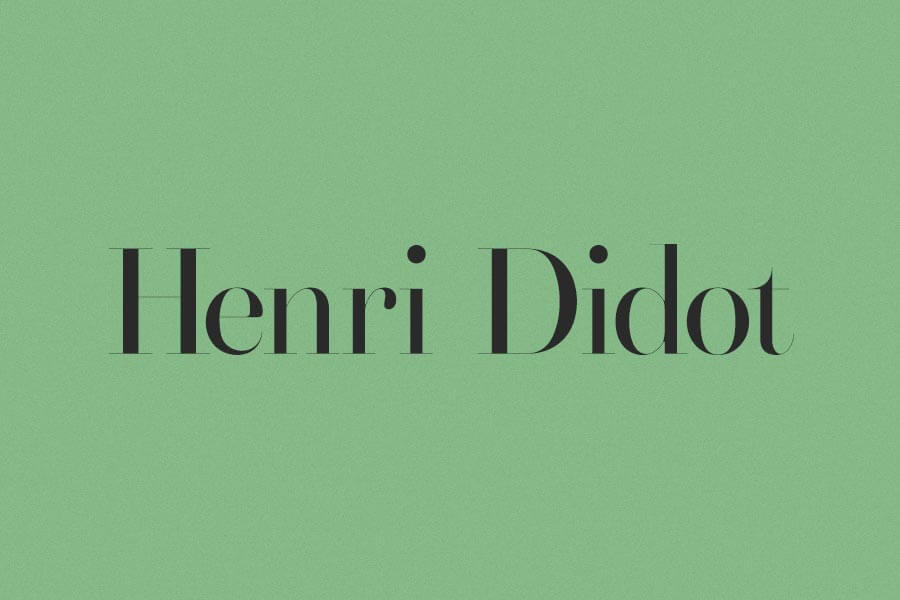 Henri Didot Font