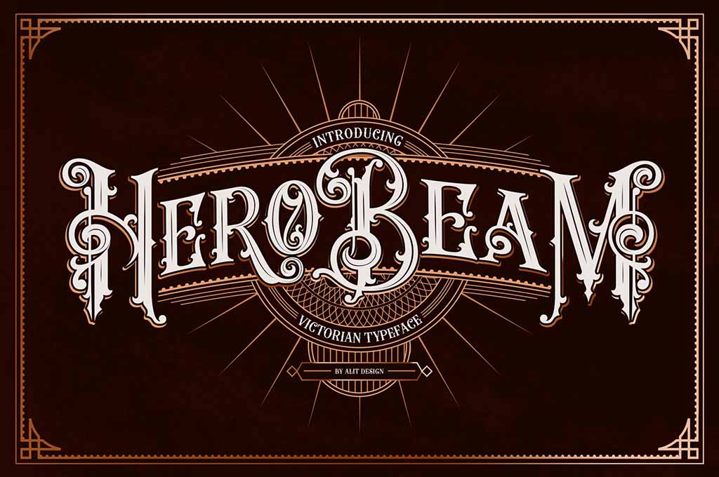 Hero Beam Typeface