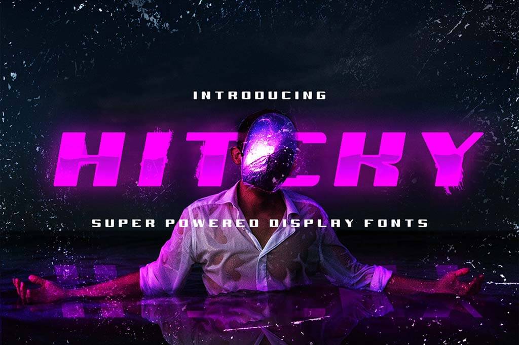 Hitcky Super Powered Display Font