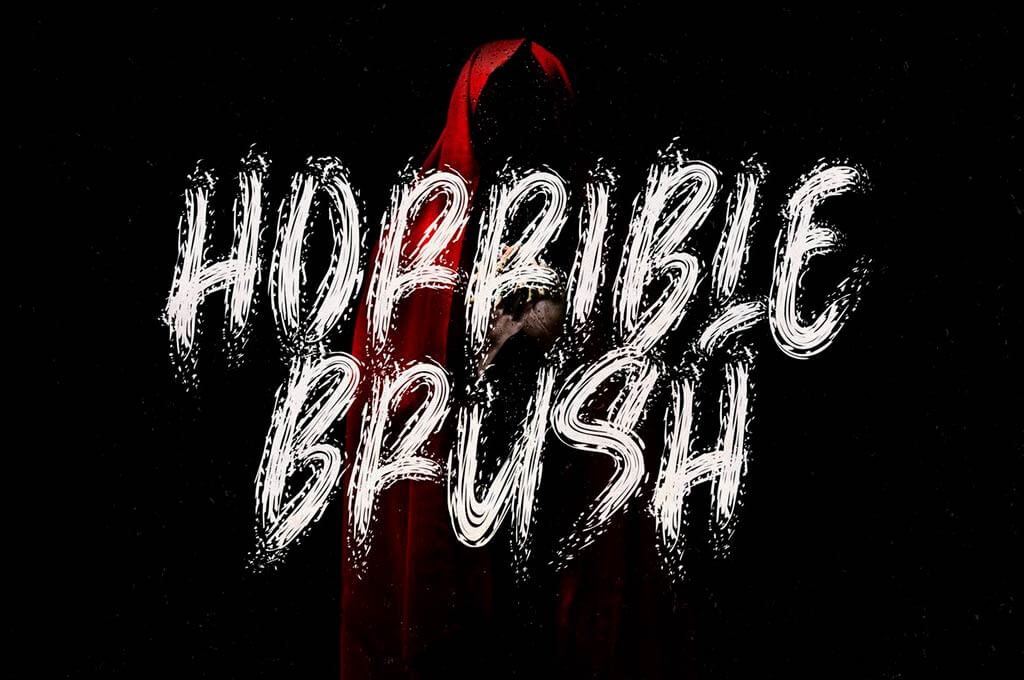 Horrible Brush - Horror Font