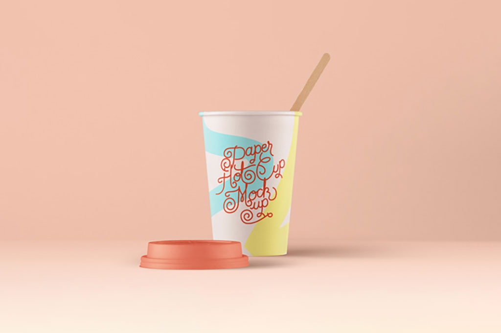 Hot Paper Cup Mockup