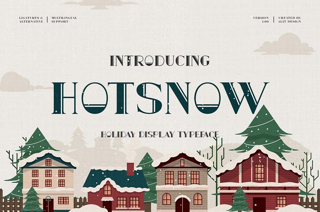 Hot Snow Typeface