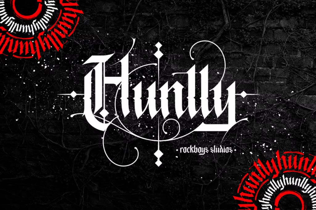 Huntly Blackletter Font