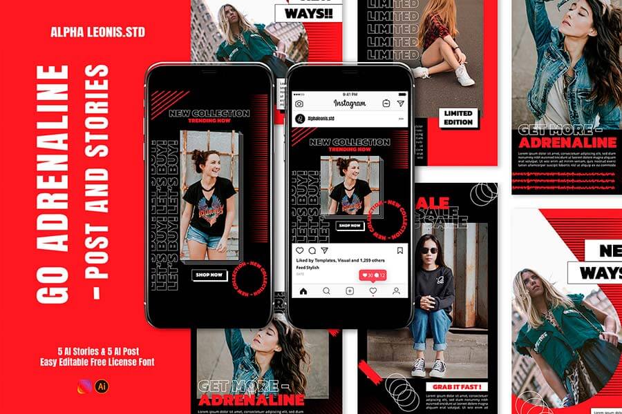 Instagram Templates — Go Adrenalines