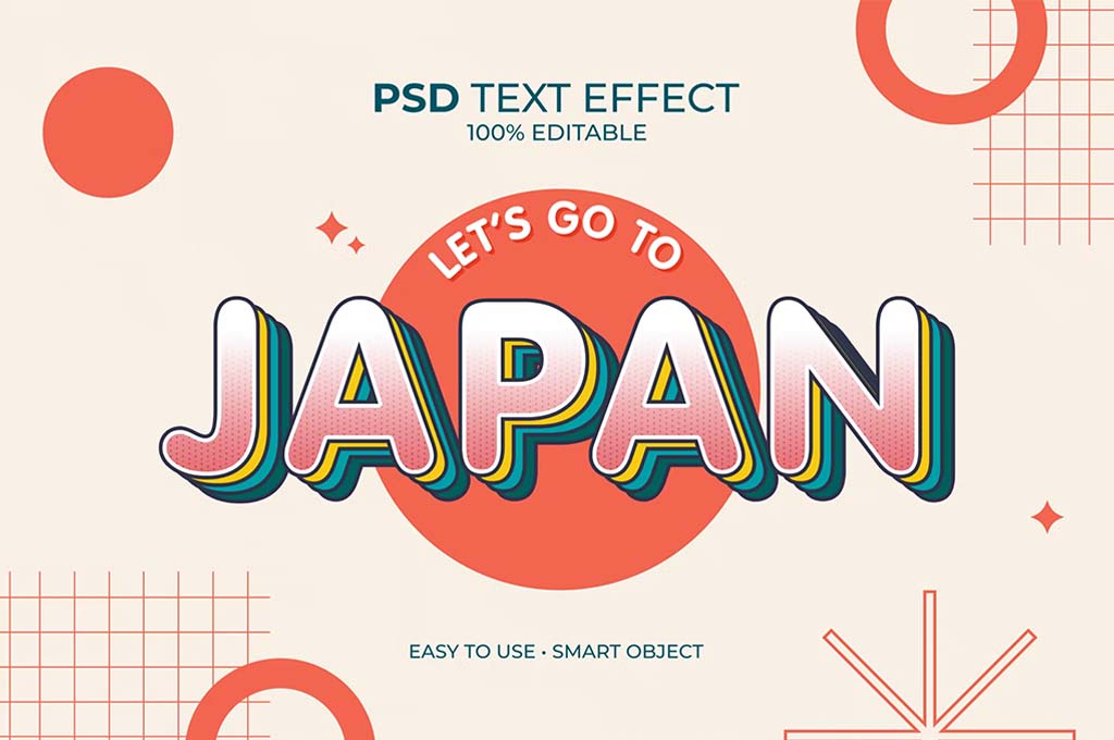 Japan Text Effect