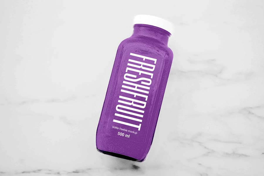 Juice Bottle Mockup