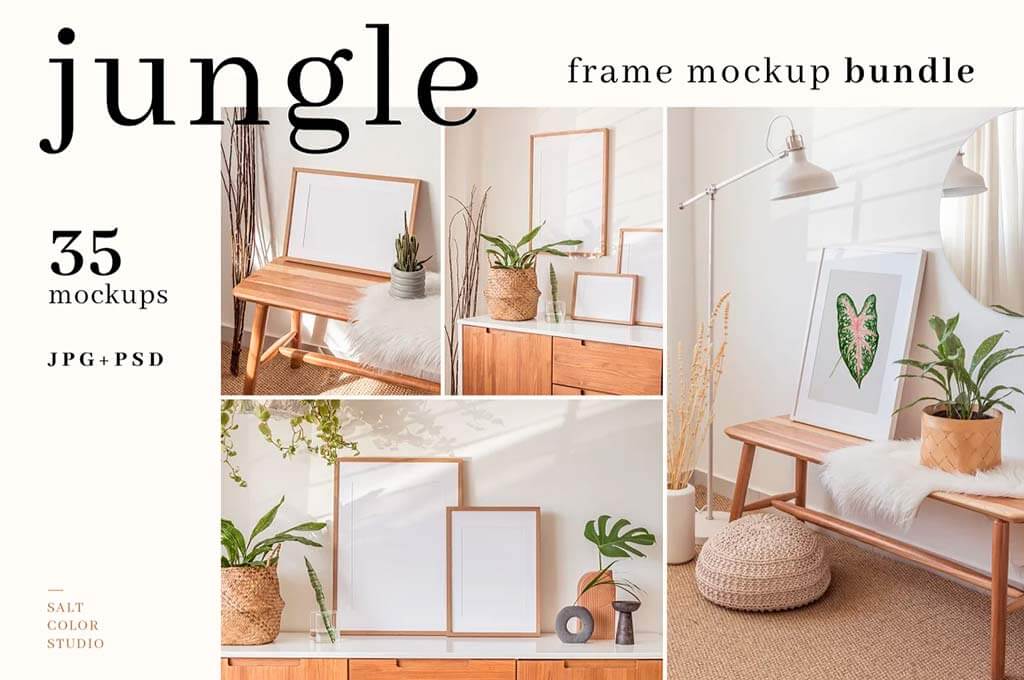 Jungle Frame Mockup Bundle