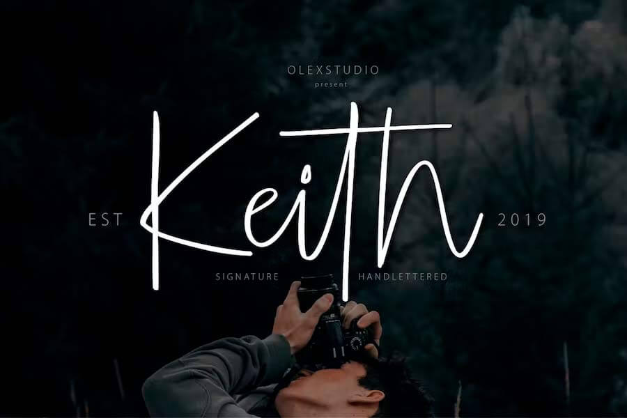 KEITH — Handlettering Script