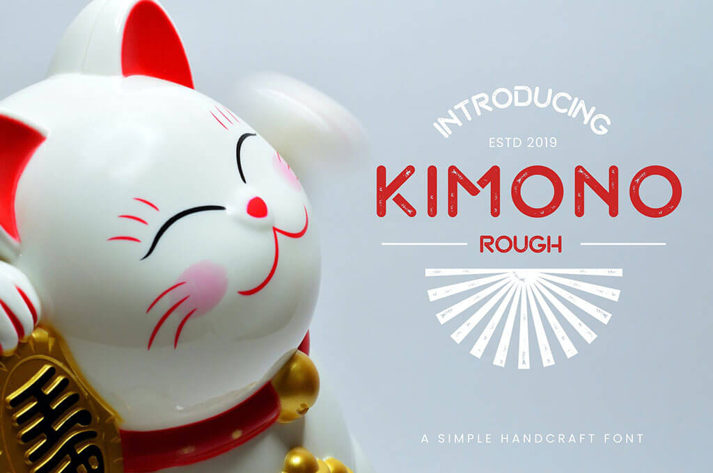 Kimono - Japanese Display Typeface