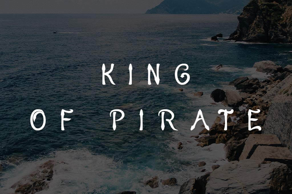 KING OF PIRATE Font