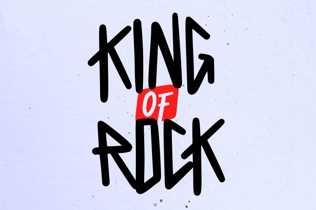 King of Rock Heavy Metal Font