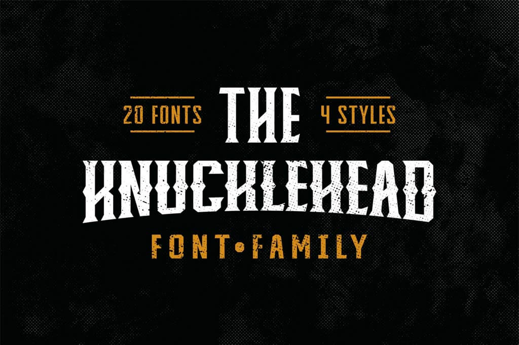 Knucklehead Font Family