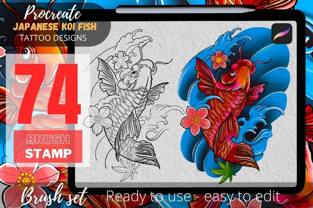 Koi Fish Tattoo | Japan Tattoo Kit